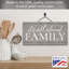 All About Family Slatted Wood Wall Sign
