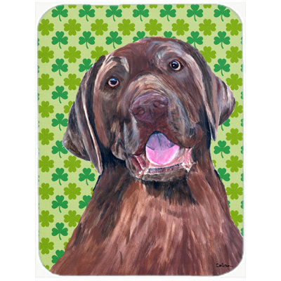 Planche à découper en verre st. patrick des trésors st. patrick caroline Shamrock Lucky Irish