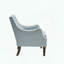 Chaise d'appoint transitionnelle avec dossier capitonné