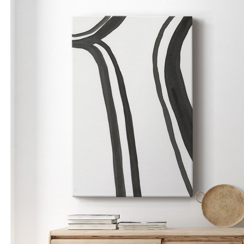 «Ink Lines II», impression sur toile tendue, H 27 po x l 16 po x P 1 po