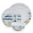 Mikasa Seaside 12-Piece Lightweight Chip-Resistant Bone China Dinnerware Set, Service for 4