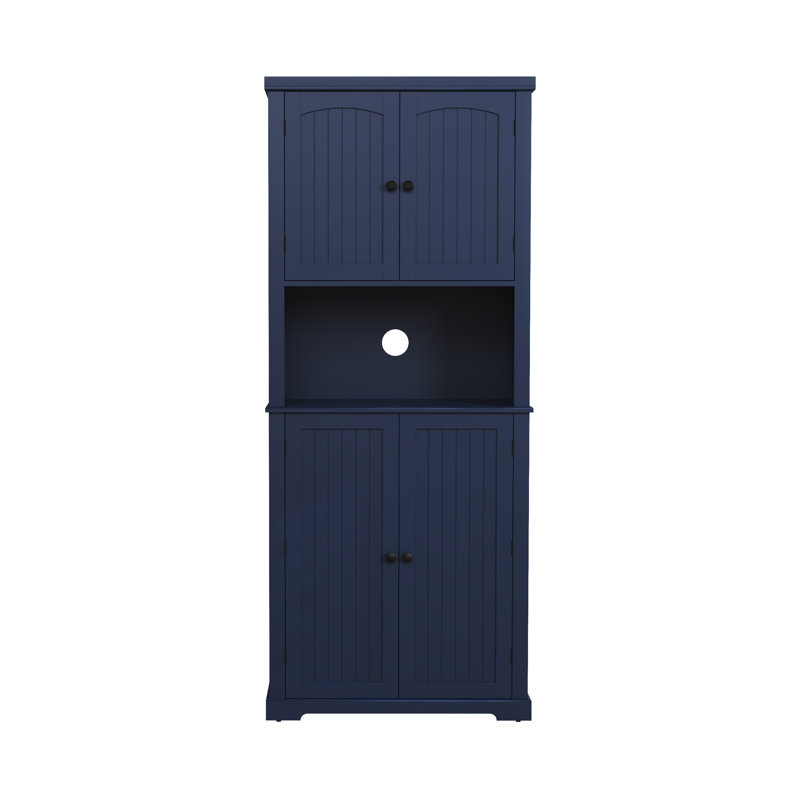 Armoire de rangement 72 po, Bleu