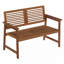 Banc de jardin en bois Estherville Meranti