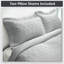 Aran - Elegant Quilted Duvet Set Polyester Geometric Duvet Cover Set with Pillowcases Included-123151080-123151083
