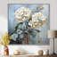Hydrangées bleues dans des tons de gris sur toile-1264267931-1215840307