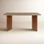 Atwell Walnut Wood Dining Table