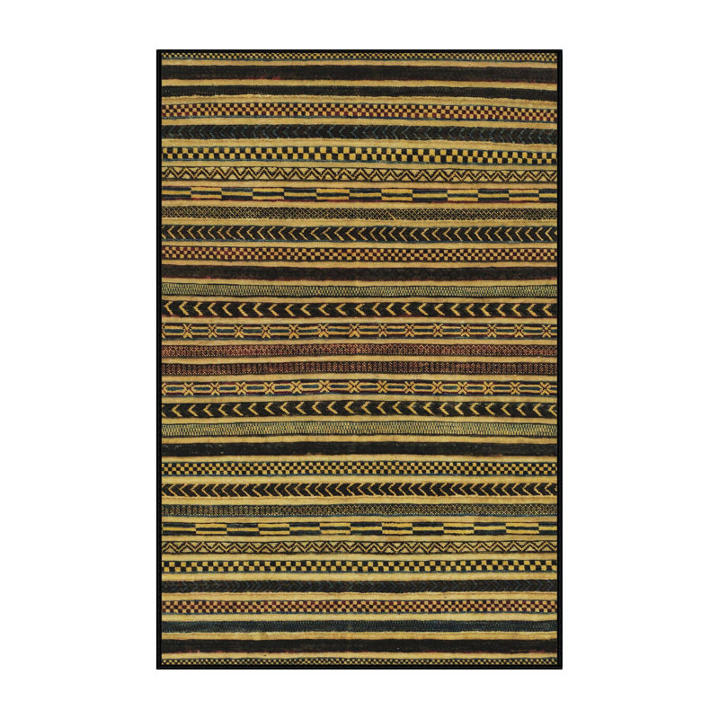 Abstract Indoor Rug, Rectangle 7' x 9'