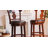 Claxton Swivel Upholstered Faux Leather Counter Stool-1282908008