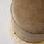 Leather Ostrich Fluff Pouf-2048786897
