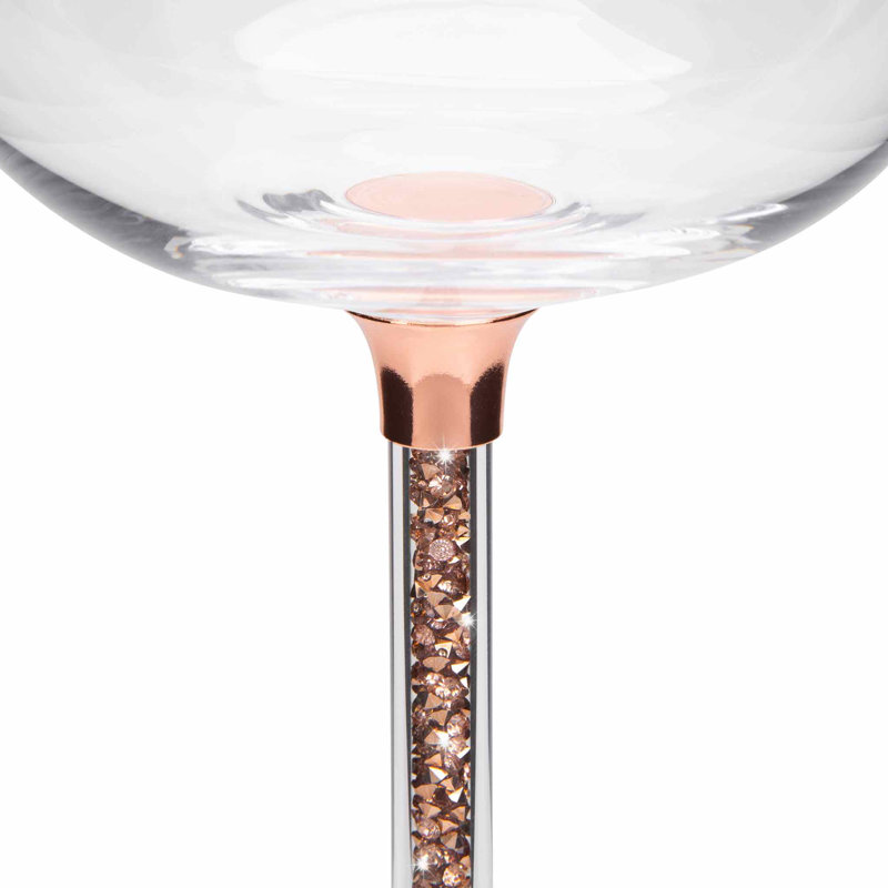 Vetrina Stem Coupe Glass Set, Pink