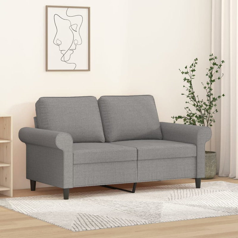 Jikke Upholstered Sofa, Light Gray 100% Polyester, No, 31.5" H x 78" W x 30.3" D