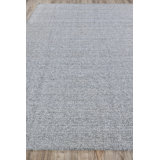 Nova Striped Area Rug in Gray