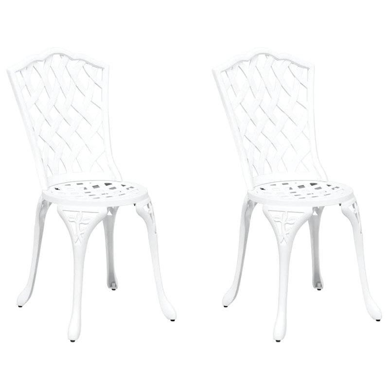 Patio Dining Side Chair, White