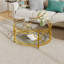 Table basse ronde en verre trempé-678571695