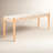 Kazbah Woven Leather Solid Wood Bench-1706685976