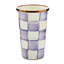 Violet Check 10 Ounce Tumbler
