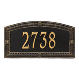 Hamilton Personalized Standard 1-Line Wall Address Plaque