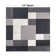 Akieba Geometric Tufted Gray/Black/Ivory Non-Slip Rubberback Area Rug