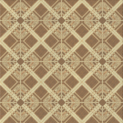 Tapis zone beige à motifs