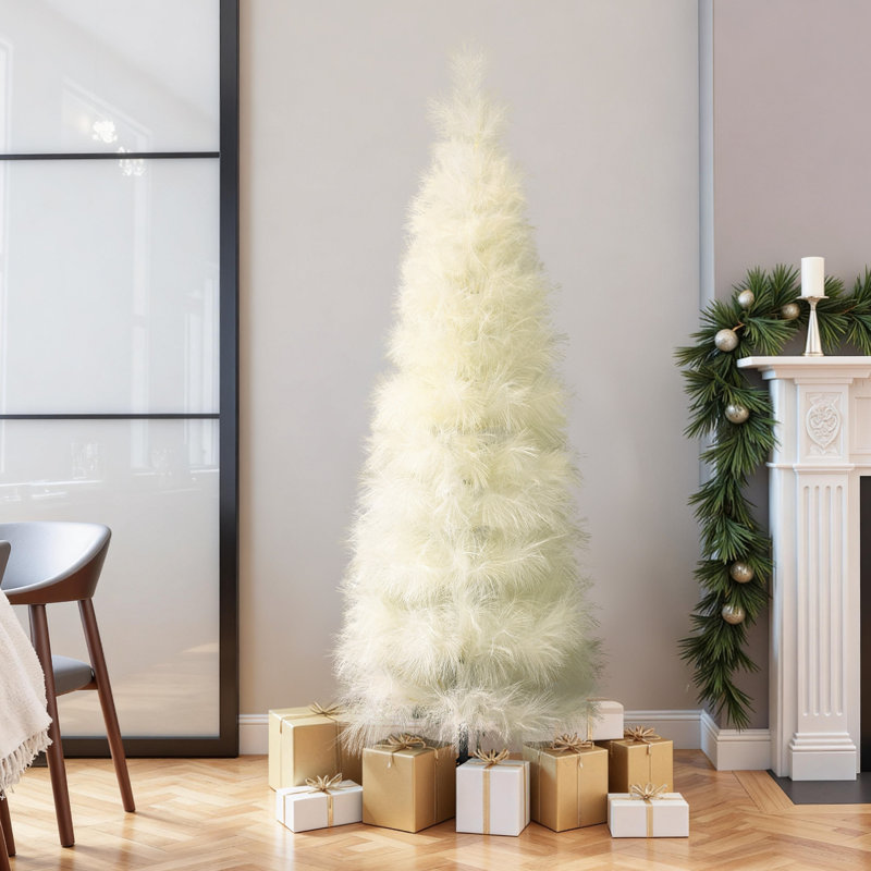 Pampas artificiel Holiday Holiday en ivoire naturel, 6'
