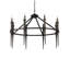 Blackthorn 8 - Light Cast Aluminum Chandelier