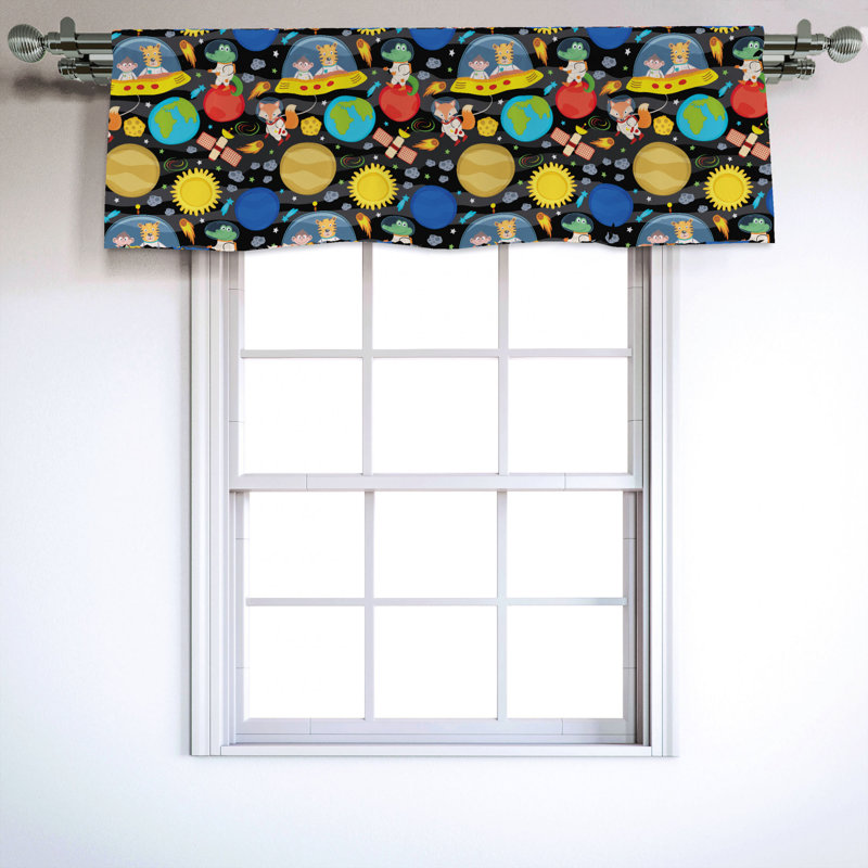 Sateen Ruffled Window Valance