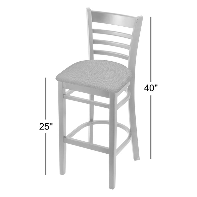 Tabouret de comptoir 25 po, Cerisier foncé, Liège graphique