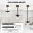 Levona 1 - Light 5.1" Wide Pendant with Hammered Glass for Kitchen Island-2085483604