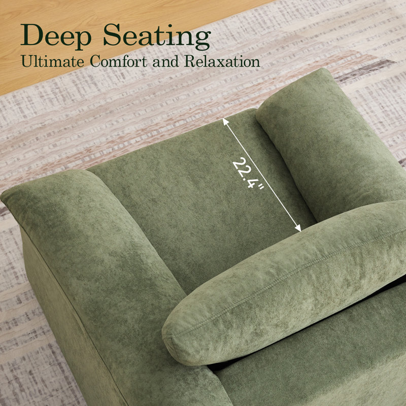 Compression Sofa with 7.5" Thick Seat