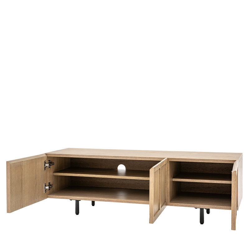 Beaulah Panelled Media Unit - 125cm