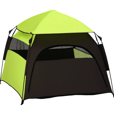 Pop Up Dog Tent For Large And Extra Dogs, Portable Backyard Shelter With Carry Bag - Spacious Interior, Instant Setup, , Construction Canines, Home Accommodates Dogs Up To 29.5" & 88 Lbs, Weather