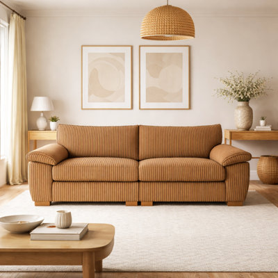2 Seater Corduroy Sofa