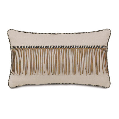 Naya Fringed Cotton Blend Throw Pillow