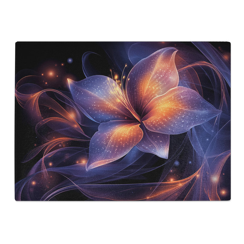 Dreamy Flowers Vol.2  Glass Chopping Board