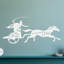 Art mural abstrait de la course de chevaux - ACM-473679460-473679483
