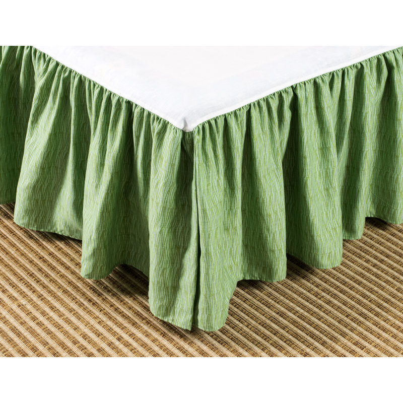 Wailea Coast Verta Shirred Bed Skirt, Queen, 18"