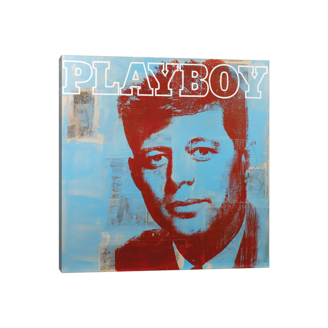 JFK I - Graphic Art Print on Canvas