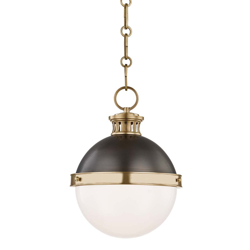 Latham 1 - Light Pendant, Aged/Antique Distressed Bronze