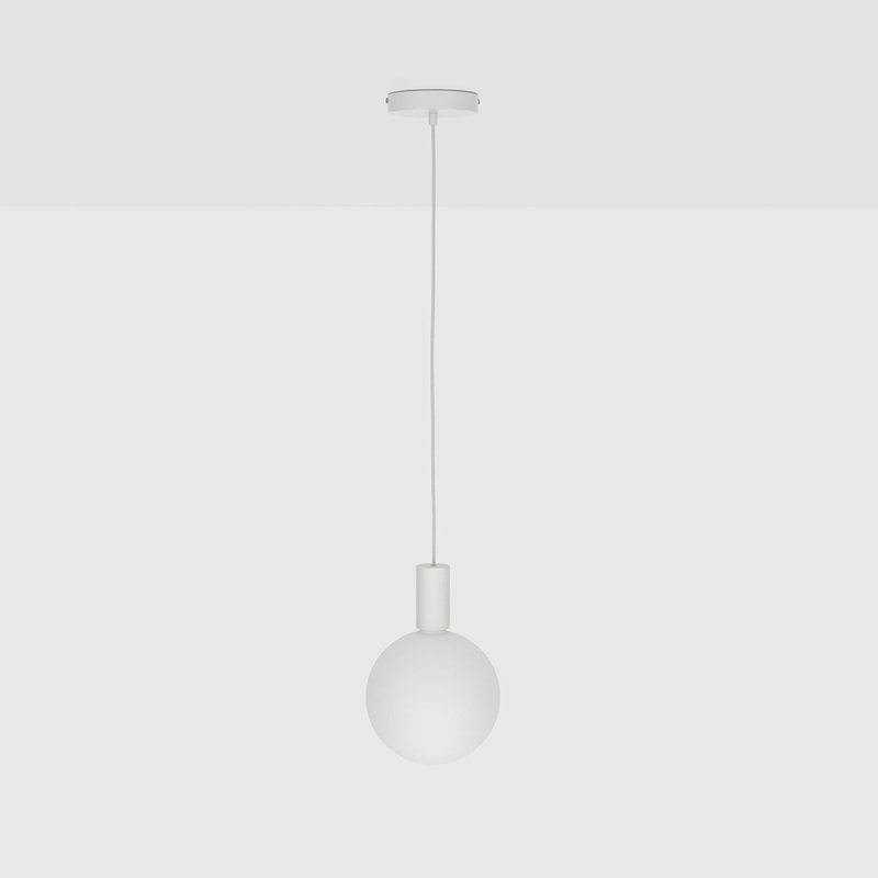 Alumina 1 - Light White Single Pendant