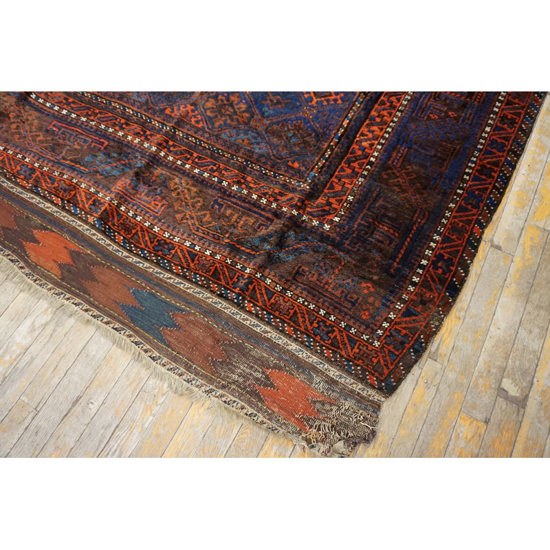 Tapis tribal à motif géométrique afghan Baluch