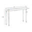 Console à miroir de style rétro pour espace - forme ovale, facile à nettoyer, l 48 po x H 32,7 po P 13,76 po avec élément de bois fixé au sol, Keep Neat, P 13,76 po, look moderne