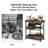 Poulos Metal Bar Cart