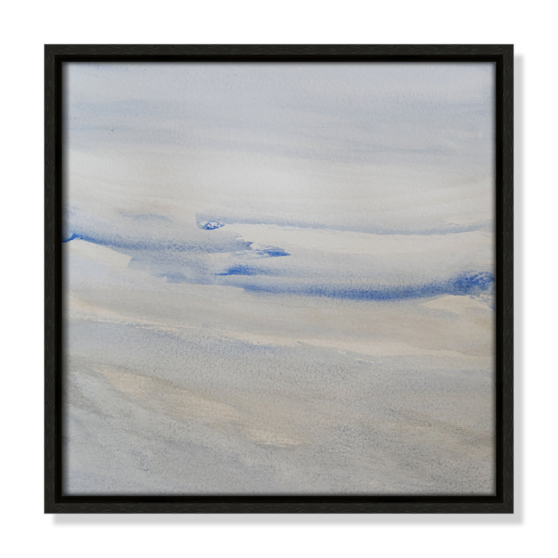 «Silent Direction», reproduction carrée par S.H. Khân, Espresso, H 13,5 po x l 13,5 po