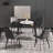 Four-Leg Round Sintered Stone Dining Table With Lazy Susan-87907625-114508978