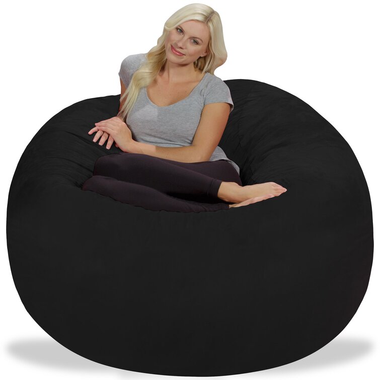 Latitude Run® Bean Bag Chair Adult Size, Large Bean Bag Chair with