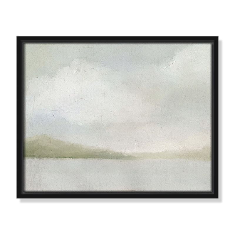 Queensland " A Tranquil Morning ", 12.5" H x 15.5" W, Black