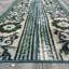 Tapis turc tissé à la main avec motif floral traditionnel pour le salon et le couloir