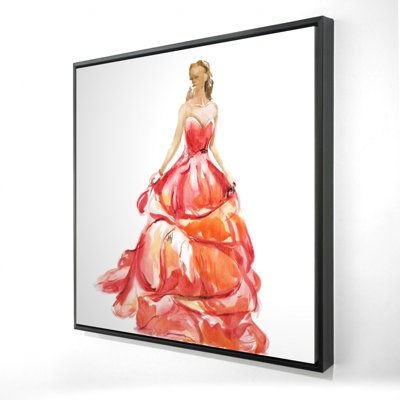 " Beautiful Red Prom Dress "
