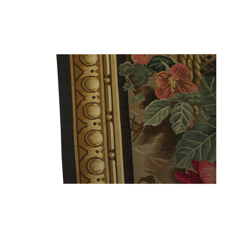 Hand-Knotted High-Quality Red and Pink Area Rug