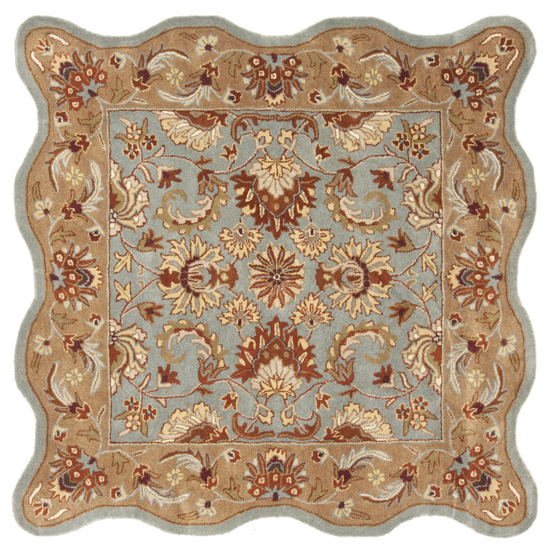 Cranmore Hand Tufted Wool Oriental Rug, Novelty Square 6'